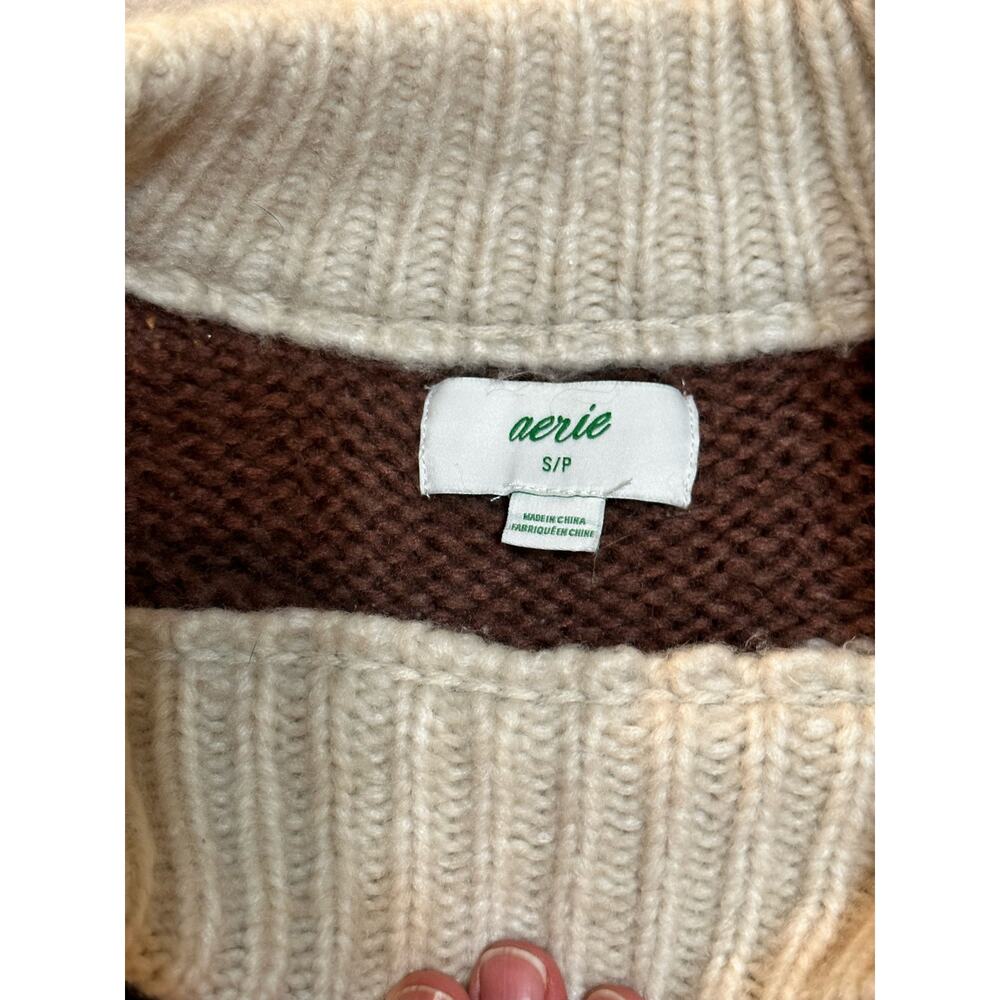 Aerie Fair Isle Mockneck Sweater - Picture 4 of 7